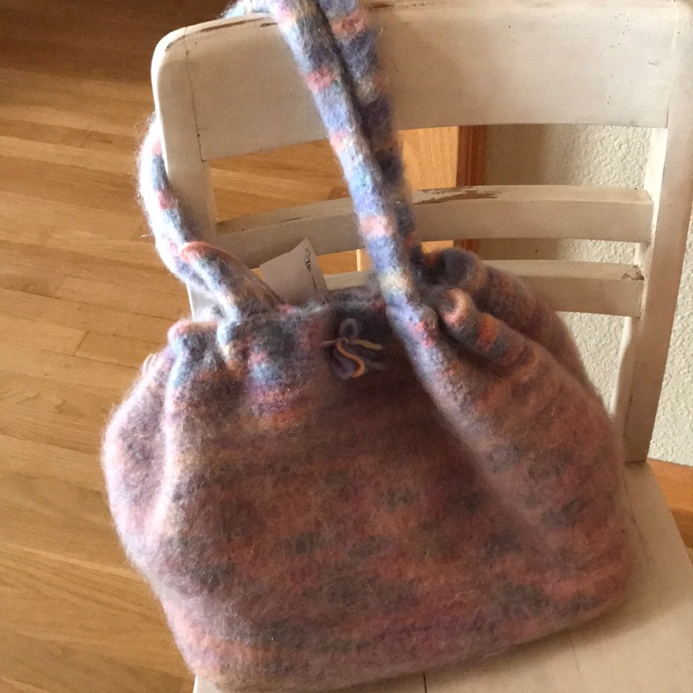 Hand made felted purse